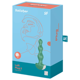 Analplug Lolli Plug 2 Grün 14,2 x 2,8 cm – Ansicht 3