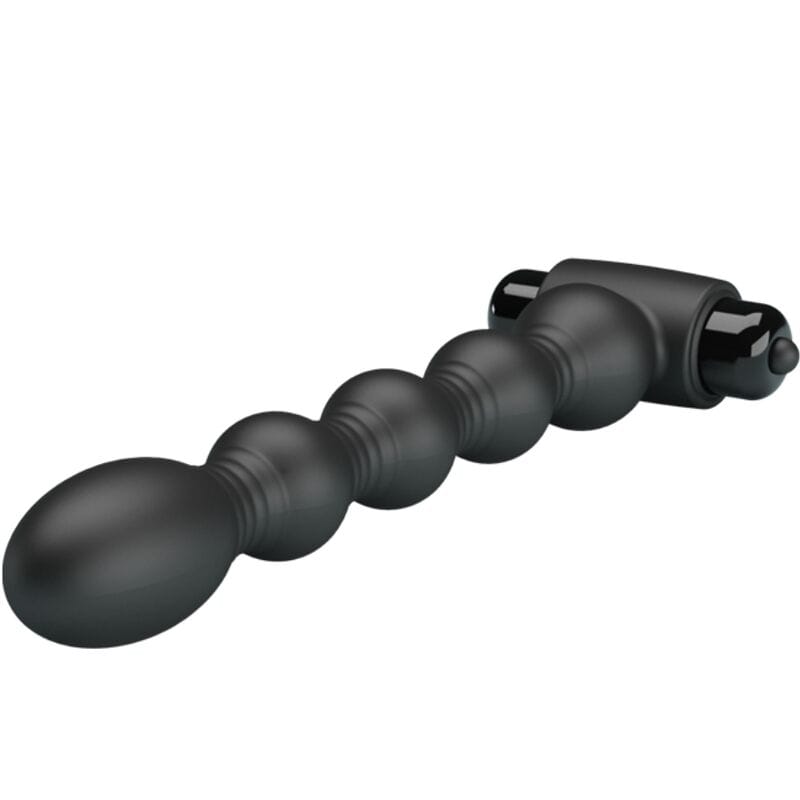Analplug Lynn Silikon Anal Plug 10 Vibrationen Schwarz
