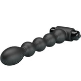 Analplug Lynn Silikon Anal Plug 10 Vibrationen Schwarz