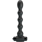 Analplug Lynn Silikon Anal Plug 10 Vibrationen Schwarz