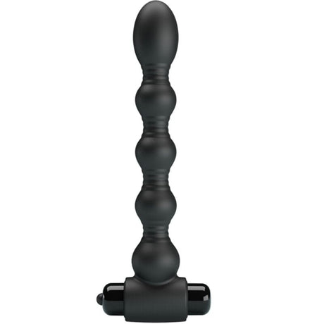 Analplug Lynn Silikon Anal Plug 10 Vibrationen Schwarz