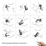 Analplug Manfun & Stimulator Anal Plug Fernbedienung Schwarz