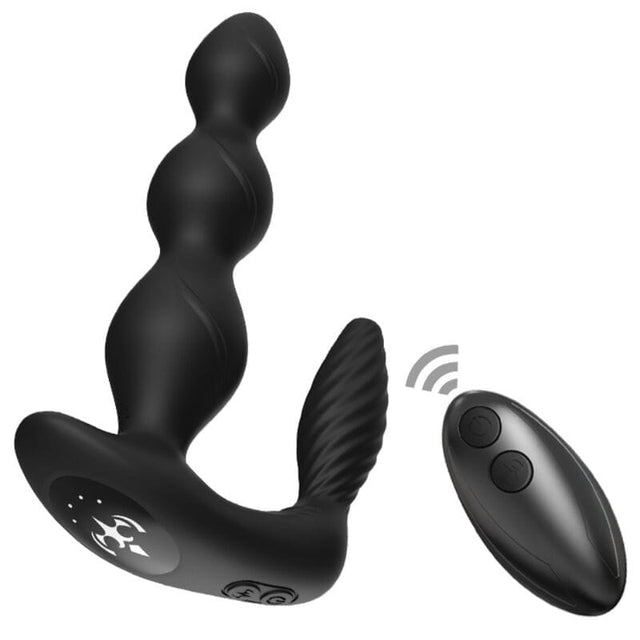 Analplug Manfun & Stimulator Anal Plug Fernbedienung Schwarz