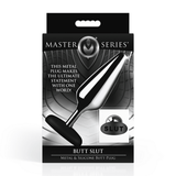 Analplug Master Series Butt Slut Metall mit Silikonbasis Silber 11,9 x 4,8 cm – Ansicht 3