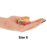 Analplug Mehrfarbige Silikon-Stecker-Set Aqua 2,7 x 2,7 cm