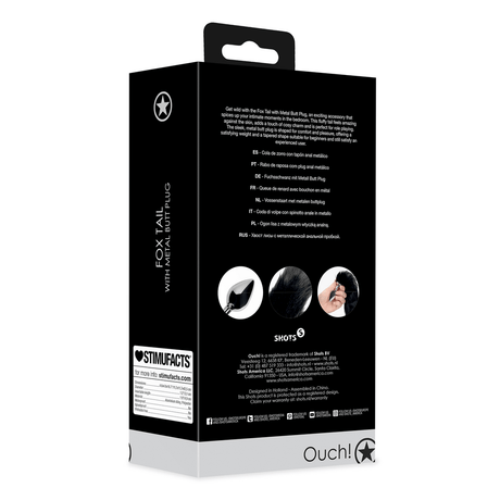 Analplug Metall mit Fuchsschwanz – Ansicht 3