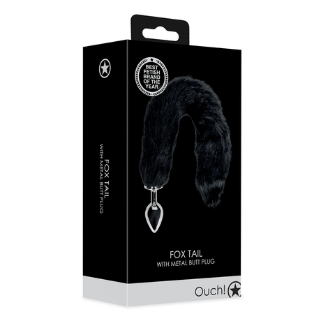 Analplug Metall mit Fuchsschwanz – Ansicht 2