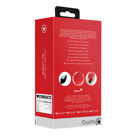 Analplug Metall mit Hasenschwanz – Ansicht 17