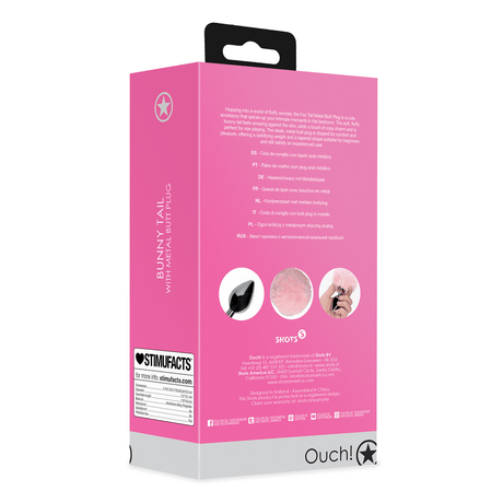 Analplug Metall mit Hasenschwanz – Ansicht 10