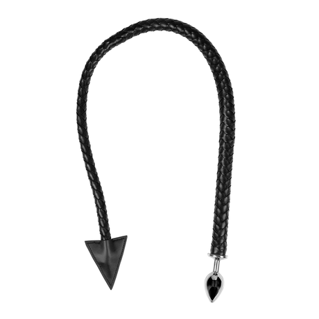 Analplug Metall mit Teufelsschwanz Schwarz 4,8 x Ø 3,1 cm – Ansicht 3