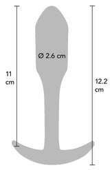 Analplug Mini Smooth L 11 x 2.6cm