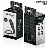 Analplug mit Hodenring Modell 1 Schwarz 7 x 3 cm
