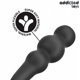 Analplug mit Hodenring Modell 1 Schwarz 7 x 3 cm