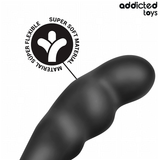Analplug mit Hodenring Modell 4 Schwarz 9 x 3,2 cm