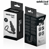 Analplug mit Hodenring Modell 5 Schwarz 9,5 x 3,5 cm