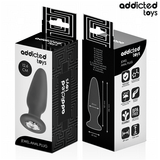 Analplug mit Juwel Größe L Schwarz 11,2 x 3,9 cm