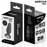 Analplug mit Juwel Größe M Schwarz 9,5 x 3,4 cm