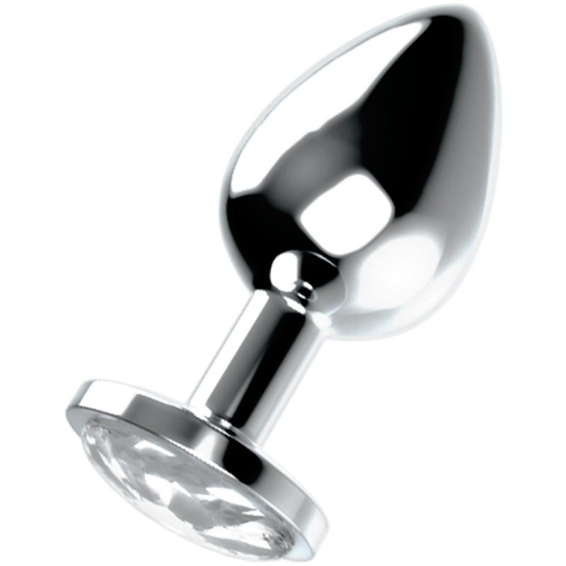 Analplug mit Kristall L 9 x 4 cm