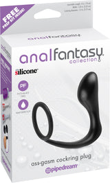 Analplug mit Penisring 10 x 3 cm