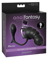 Analplug mit Penisschloss 12,7 x 5 cm