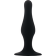 Analplug mit Saugfuß Klein Schwarz 9,5 cm