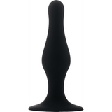 Analplug mit Saugfuß Klein Schwarz 9,5 cm