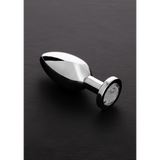 Analplug mit Schmuckstein Silber 10,4 cm – Ansicht 7