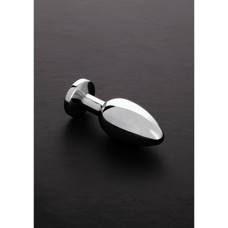 Analplug mit Schmuckstein Silber 10,4 cm – Ansicht 12