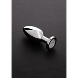 Analplug mit Schmuckstein Silber 10,4 cm – Ansicht 10