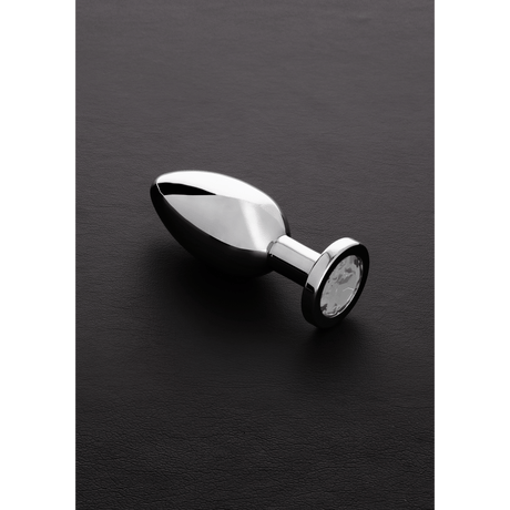 Analplug mit Schmuckstein Silber 10,4 cm – Ansicht 10