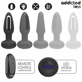 Analplug mit vibrierender Zunge Schwarz 10 x 4,1 cm – Ansicht 5