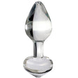 Analplug N. 44 Transparent Plug 6,5 x 2,5 cm