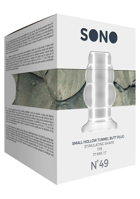 Analplug Nr. 49 Hohltunnel klein Durchsichtig 6,4 cm – Ansicht 2