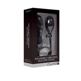 Dildo Ouch aufblasbar mit Vibration Schwarz 15,7 x Ø 4,6 cm – Ansicht 2