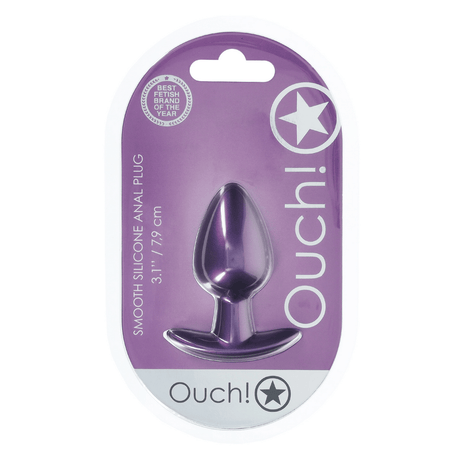 Analplug Ouch aus Silikon glatt in vier Farben 5,4 x Ø 3,4 cm – Ansicht 10