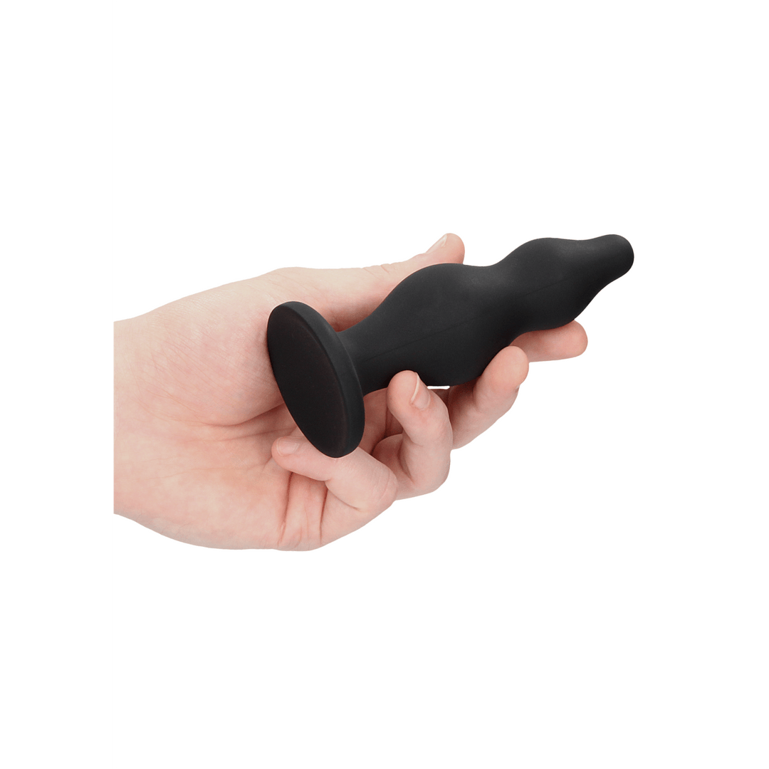 Analplug Ouch Bubble aus Silikon Schwarz 11,6 x Ø 3,5 cm – Ansicht 7
