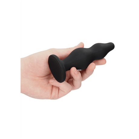 Analplug Ouch Bubble aus Silikon Schwarz 11,6 x Ø 3,5 cm – Ansicht 7
