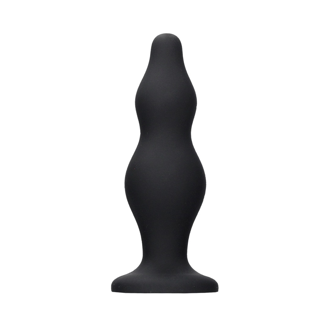 Analplug Ouch Bubble aus Silikon Schwarz 11,6 x Ø 3,5 cm – Ansicht 4