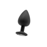 Analplug Ouch Diamant extra groß Schwarz 9,3 x Ø 4,2 cm