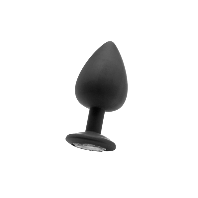 Analplug Ouch Diamant extra groß Schwarz 9,3 x Ø 4,2 cm