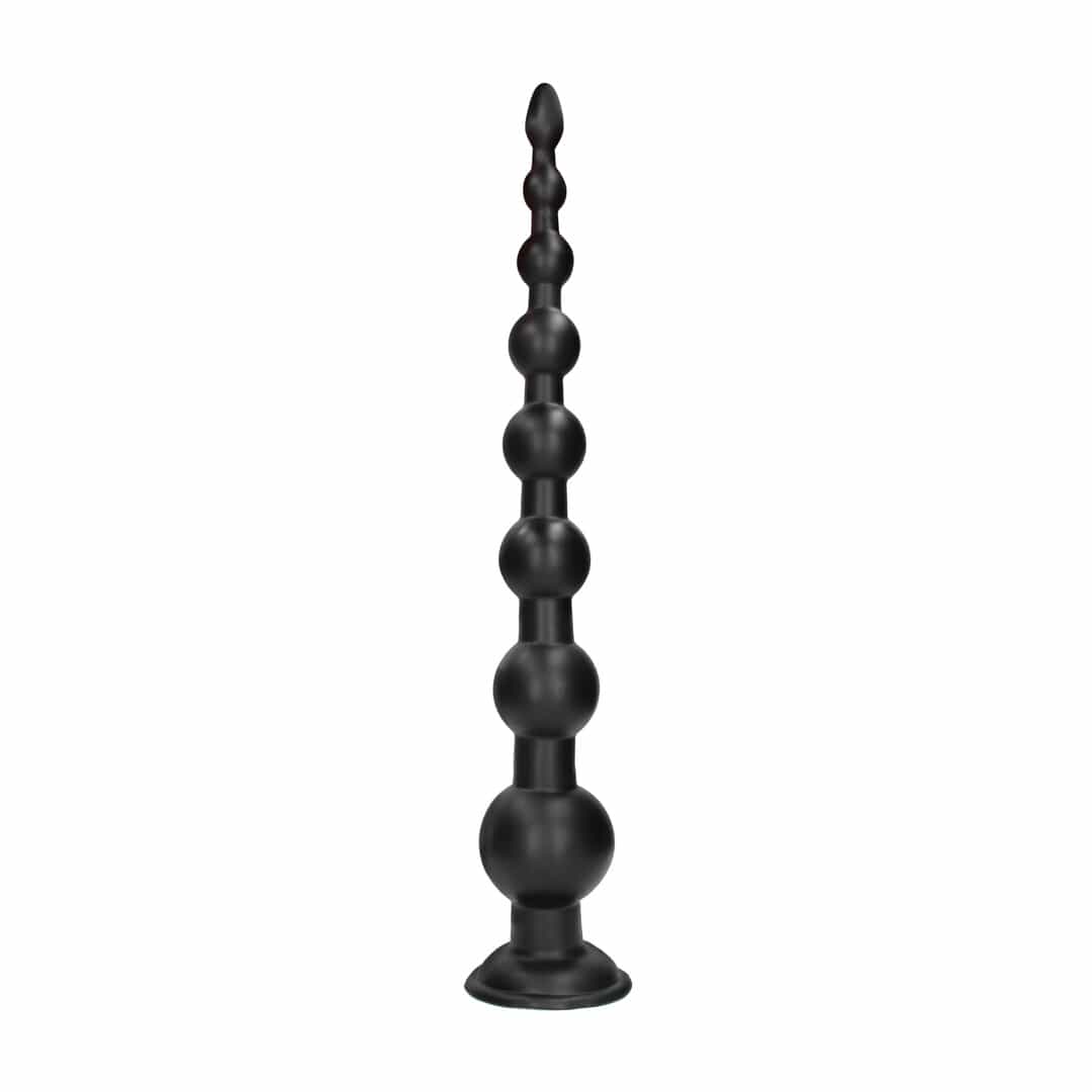 Analplug Ouch Dominant Drill aus PVC Schwarz 55,5 x Ø 9 cm – Ansicht 4