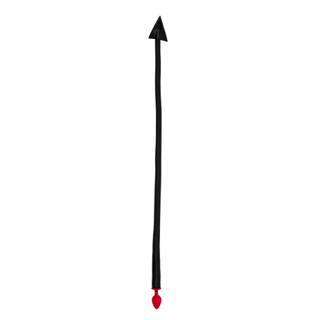 Analplug Ouch mit Teufelsschwanz aus Silikon Rot-Schwarz 5 x Ø 3,3 cm – Ansicht 2