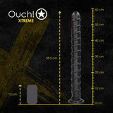 Analplug Ouch Pole of Power aus PVC Schwarz 56,5 x Ø 7 cm – Ansicht 7