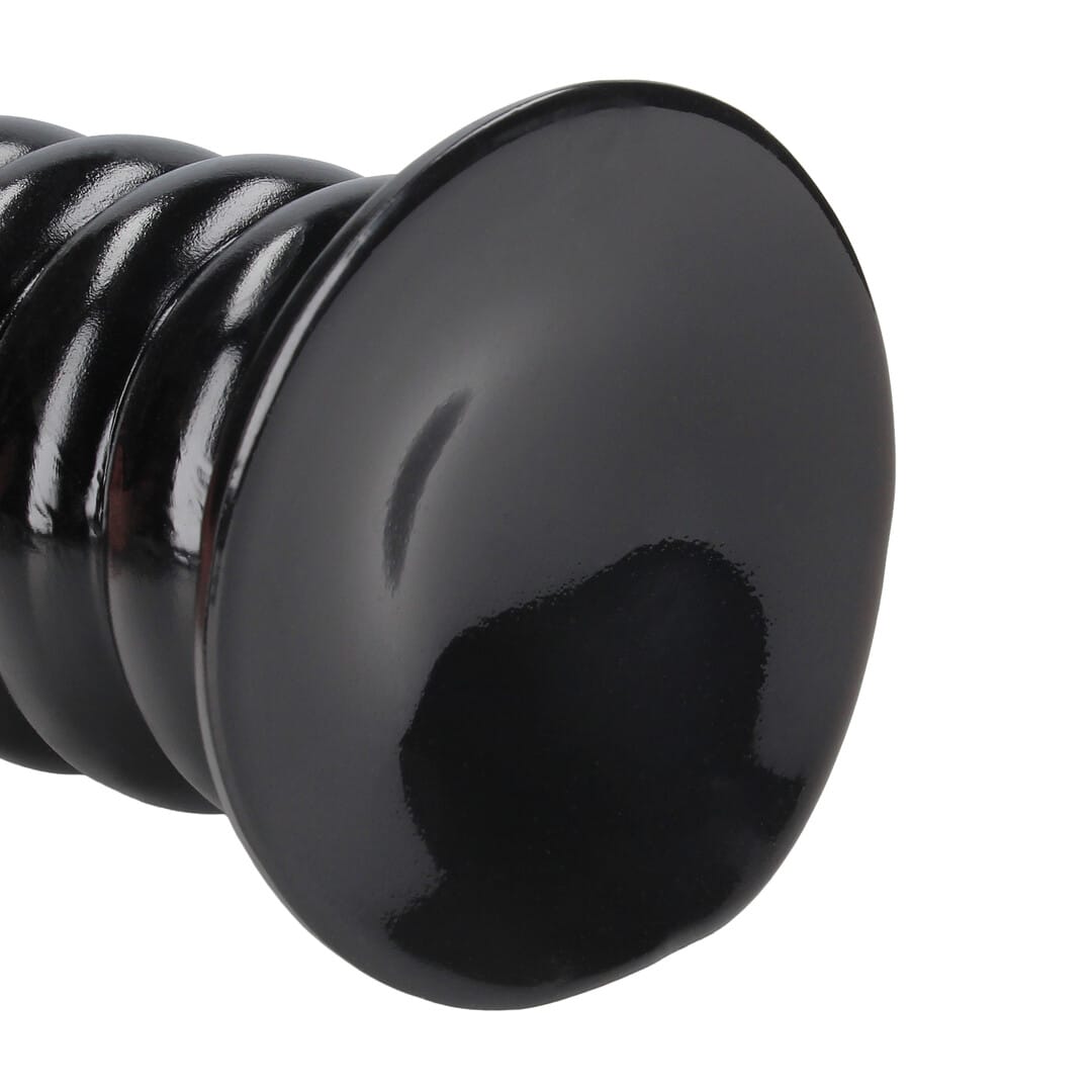 Analplug Ouch Spiral Force aus PVC Schwarz 23,5 x Ø 7,5 cm – Ansicht 6