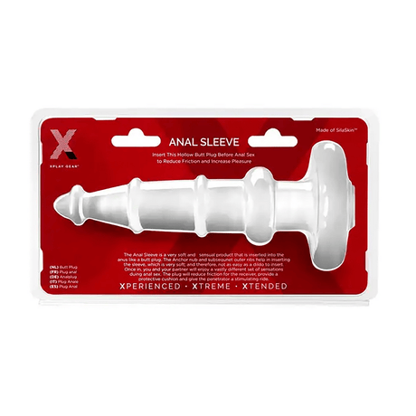 Analplug PerfectFitBrand Anal Sleeve hohl Transparent 18 cm – Ansicht 2