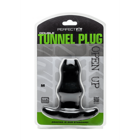 Analplug PerfectFitBrand Doppel-Tunnel hohl 12 x 5,6 cm – Ansicht 2