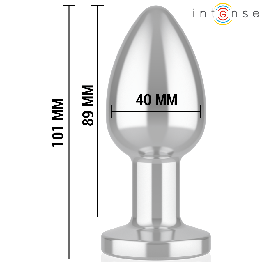Analplug Plug 10 Vibrationen Metall mit Fernbedienung L 10,1 cm