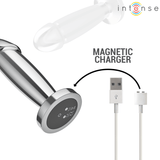 Analplug Plug 10 Vibrationen Metalldildo mit Fernbedienung S 10 cm