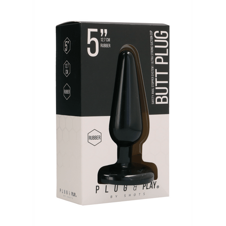 Analplug Plug and Play Basic Schwarz 13 x 4,1 cm – Ansicht 3