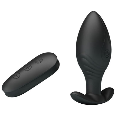 Analplug Regina Anal Plug Wiederaufladbarer Schwarz